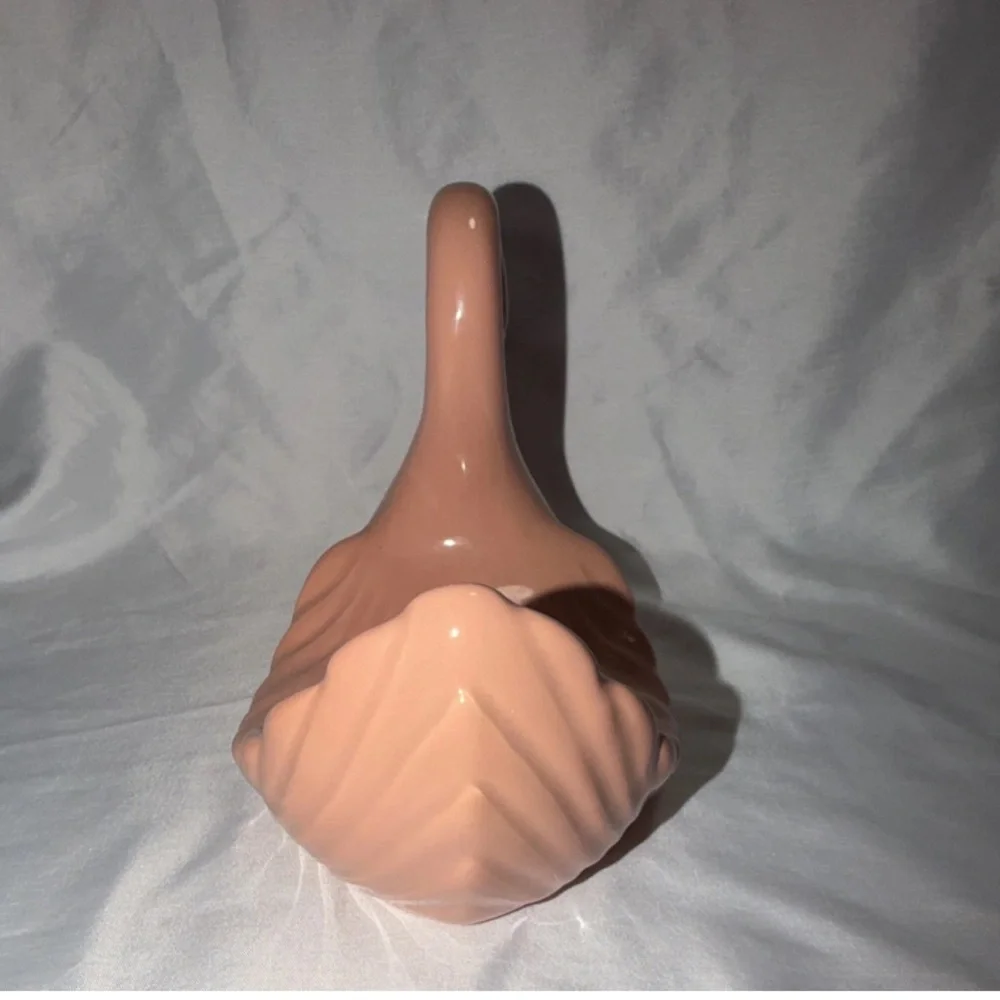 Vintage MCM Pink Ceramic Swan - Picture 2 of 9